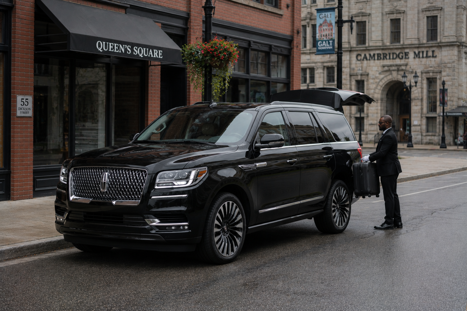 Lincoln Navigator · downtown Cambridge pickup