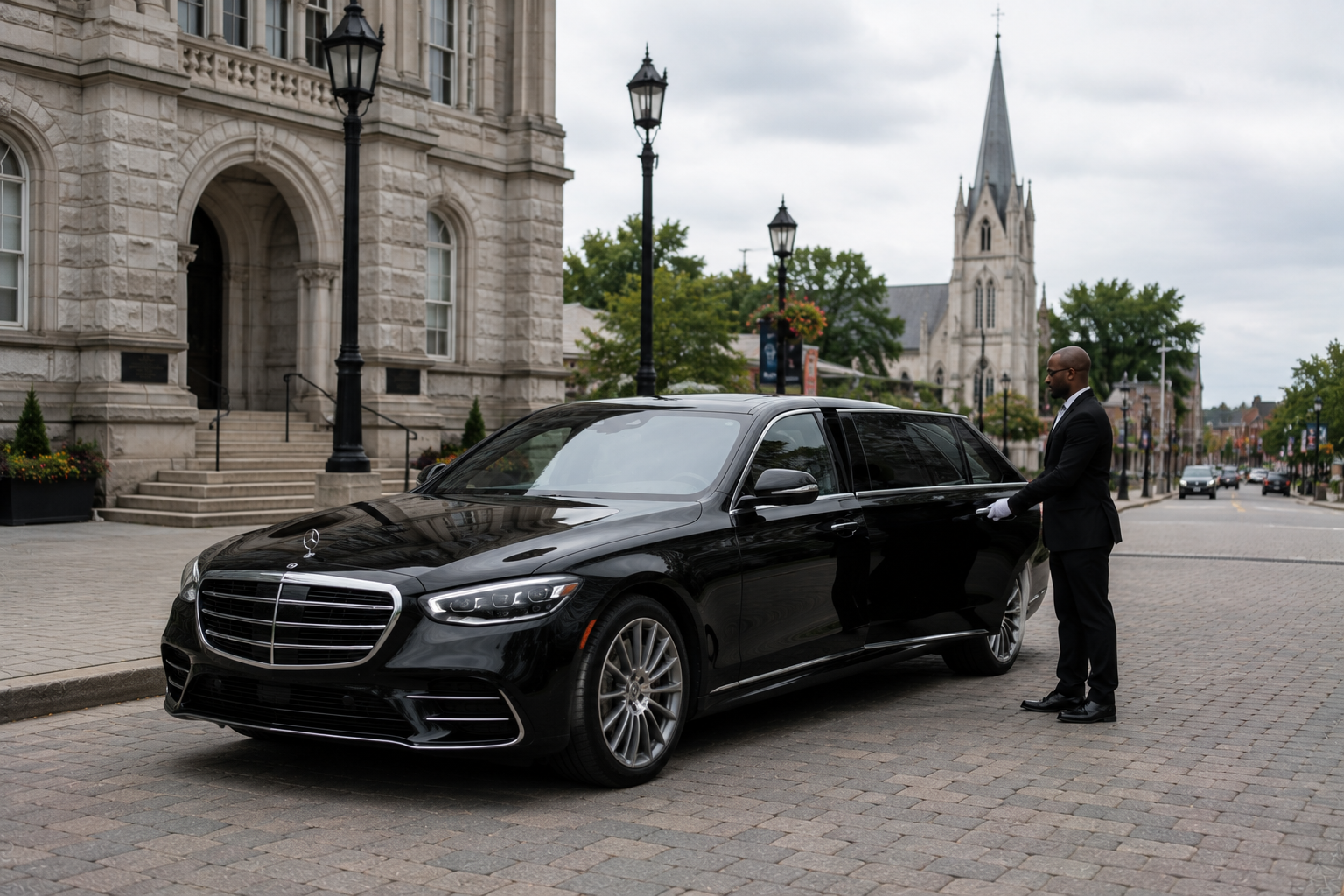 Mercedes-Benz S-Class · downtown Guelph pickup