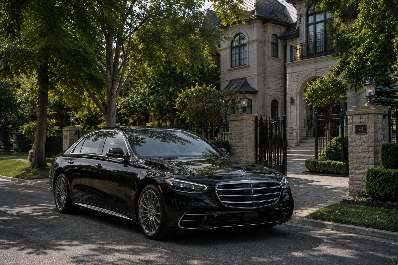 Mercedes-Benz S-Class · Hamilton-area home pickup