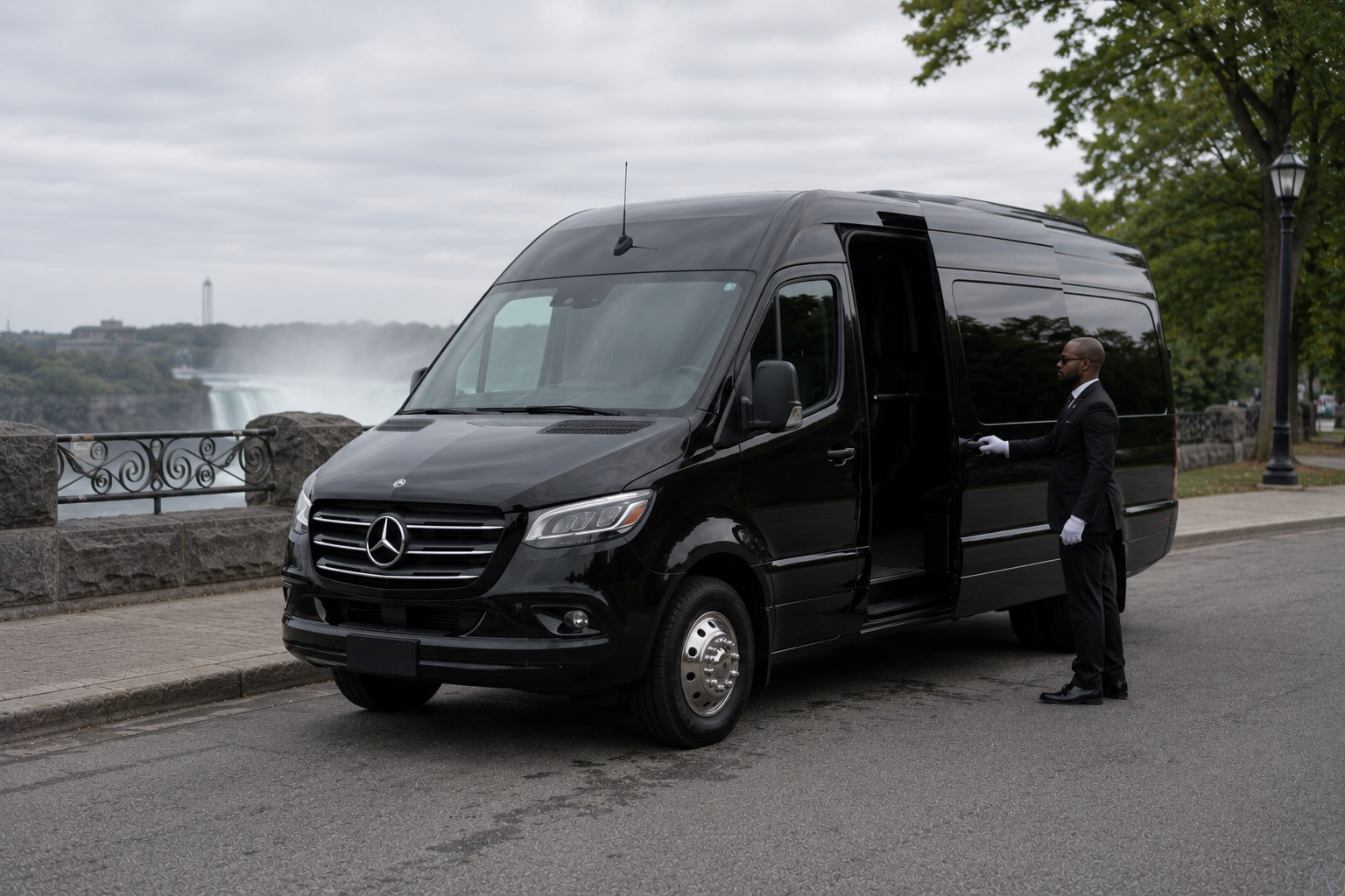 Mercedes-Benz Sprinter · Niagara Parkway pickup