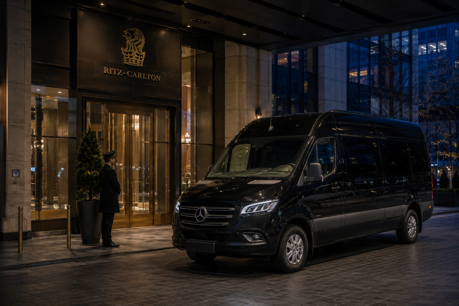 Ritz-Carlton Toronto &middot; Sprinter at the Wellington Street West porte-coch&egrave;re