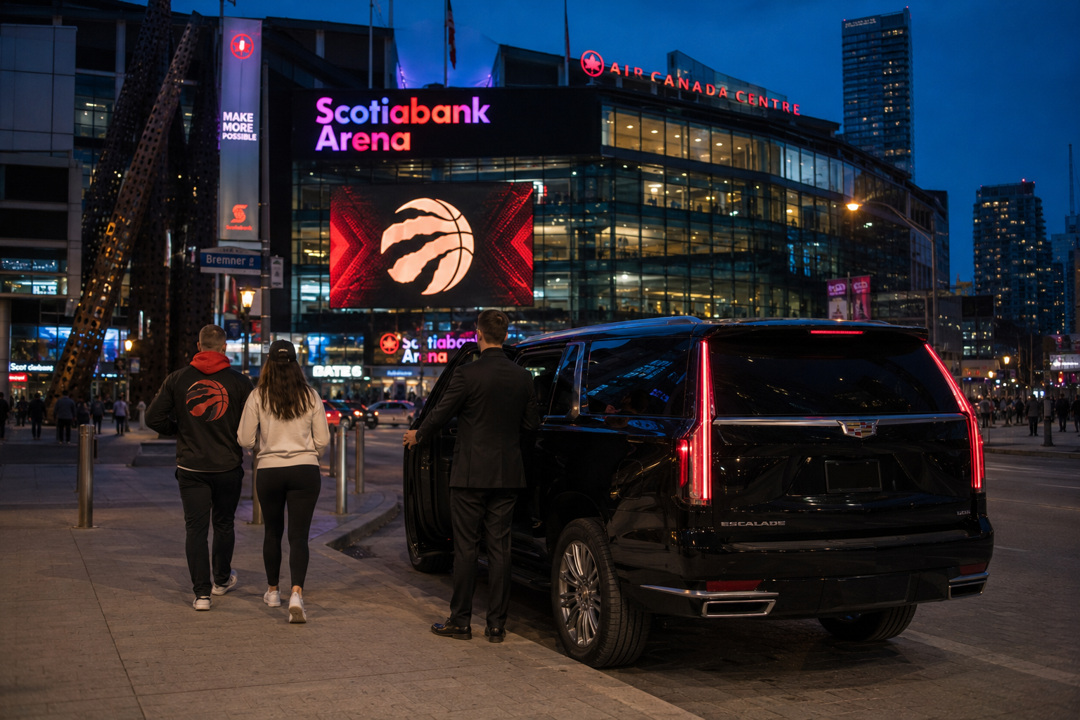 Scotiabank Arena &middot; door-to-door for Raptors / Leafs nights