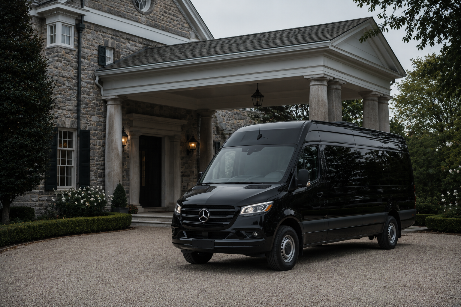 The Vaughan Estate &middot; Sprinter at the colonial-revival manor